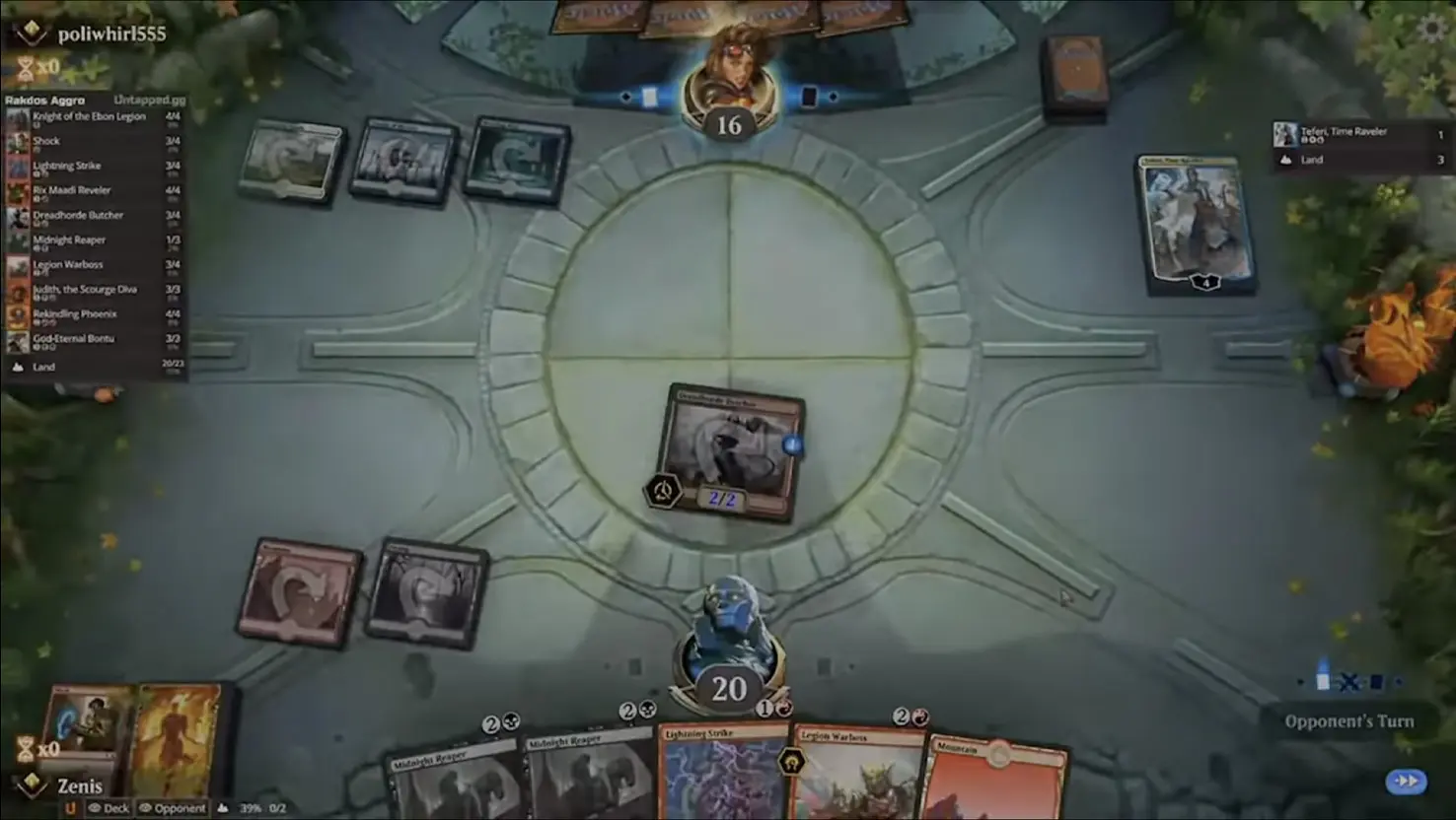 The Untapped.gg Companion overlay and features in Magic the Gathering: Arena